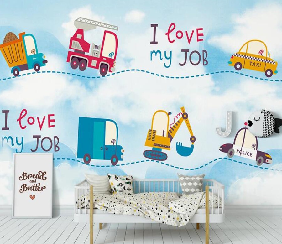 3D I Love My Job 1040 Wall Murals