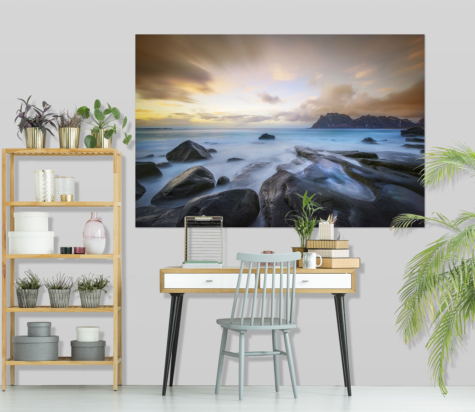 3D Sea Stones 185 Marco Carmassi Wall Sticker