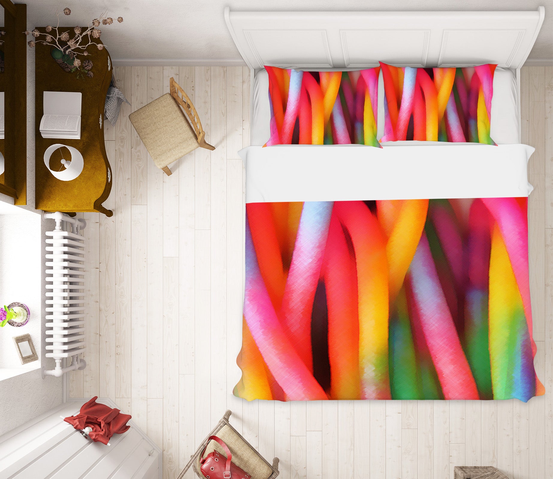 3D Color Bars 70173 Shandra Smith Bedding Bed Pillowcases Quilt