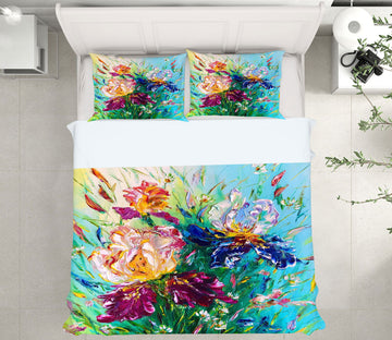 3D Painted Flowers 472 Skromova Marina Bedding Bed Pillowcases Quilt