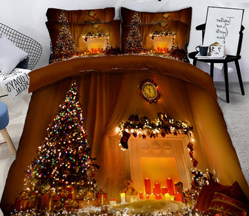 3D Christmas Tree 31147 Christmas Quilt Duvet Cover Xmas Bed Pillowcases