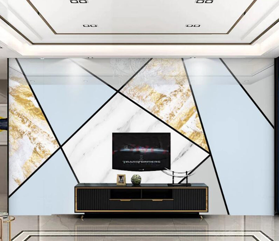 3D Four Color Puzzle 247 Wall Murals