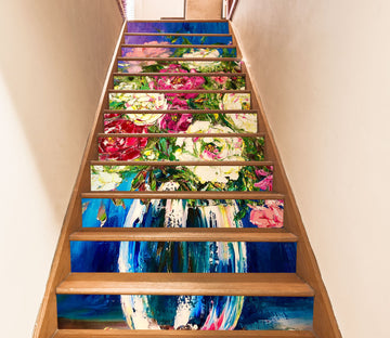 3D Colorful Flower Vase 2172 Skromova Marina Stair Risers