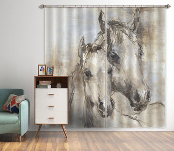 3D Sketch Horse 042 Debi Coules Curtain Curtains Drapes