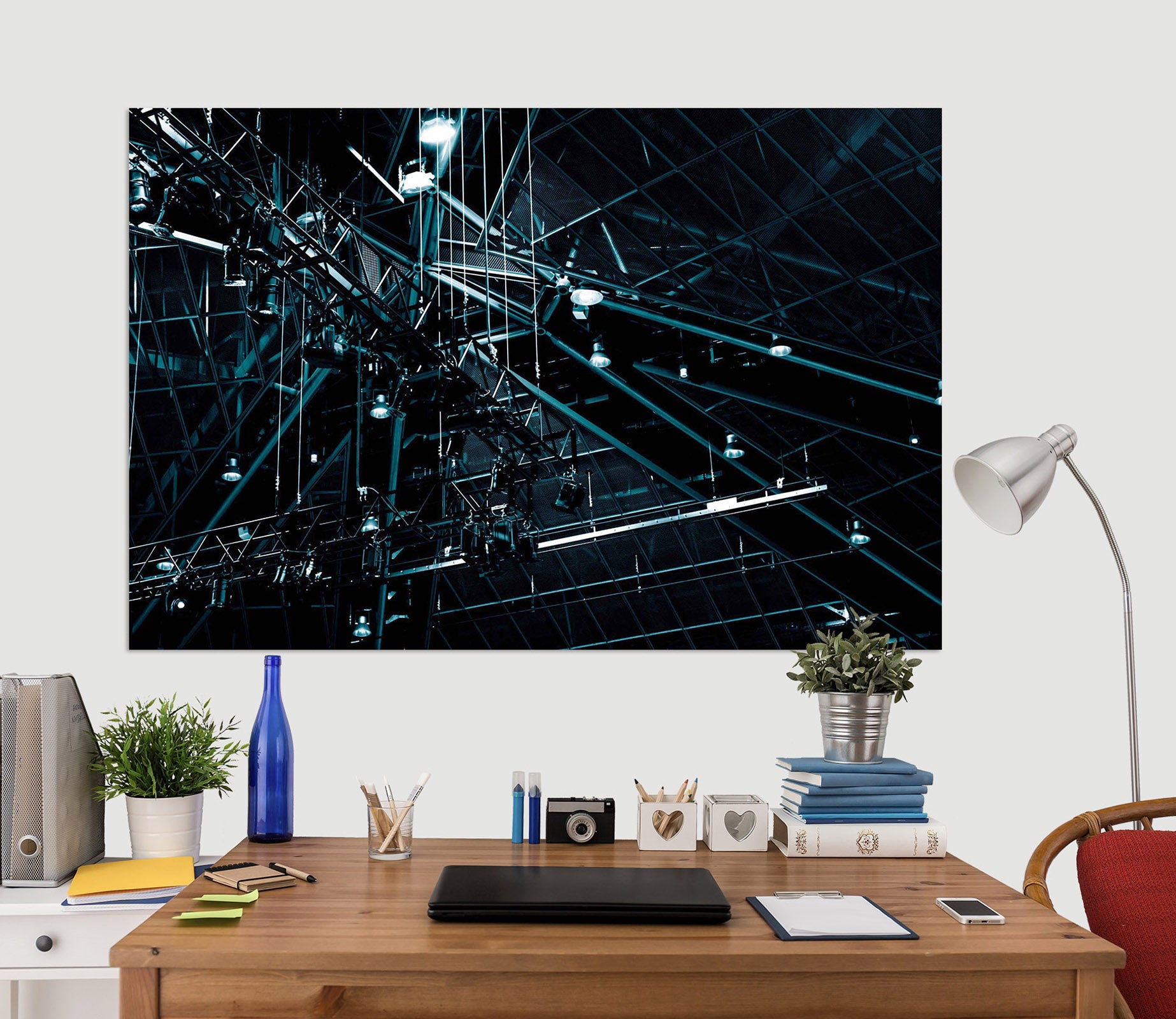 3D Reinforced Shelf 020 Noirblanc777 Wall Sticker