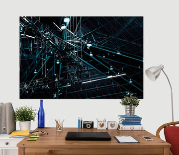 3D Reinforced Shelf 020 Noirblanc777 Wall Sticker