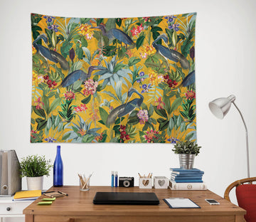 3D Flower Bird 5359 Uta Naumann Tapestry Hanging Cloth Hang