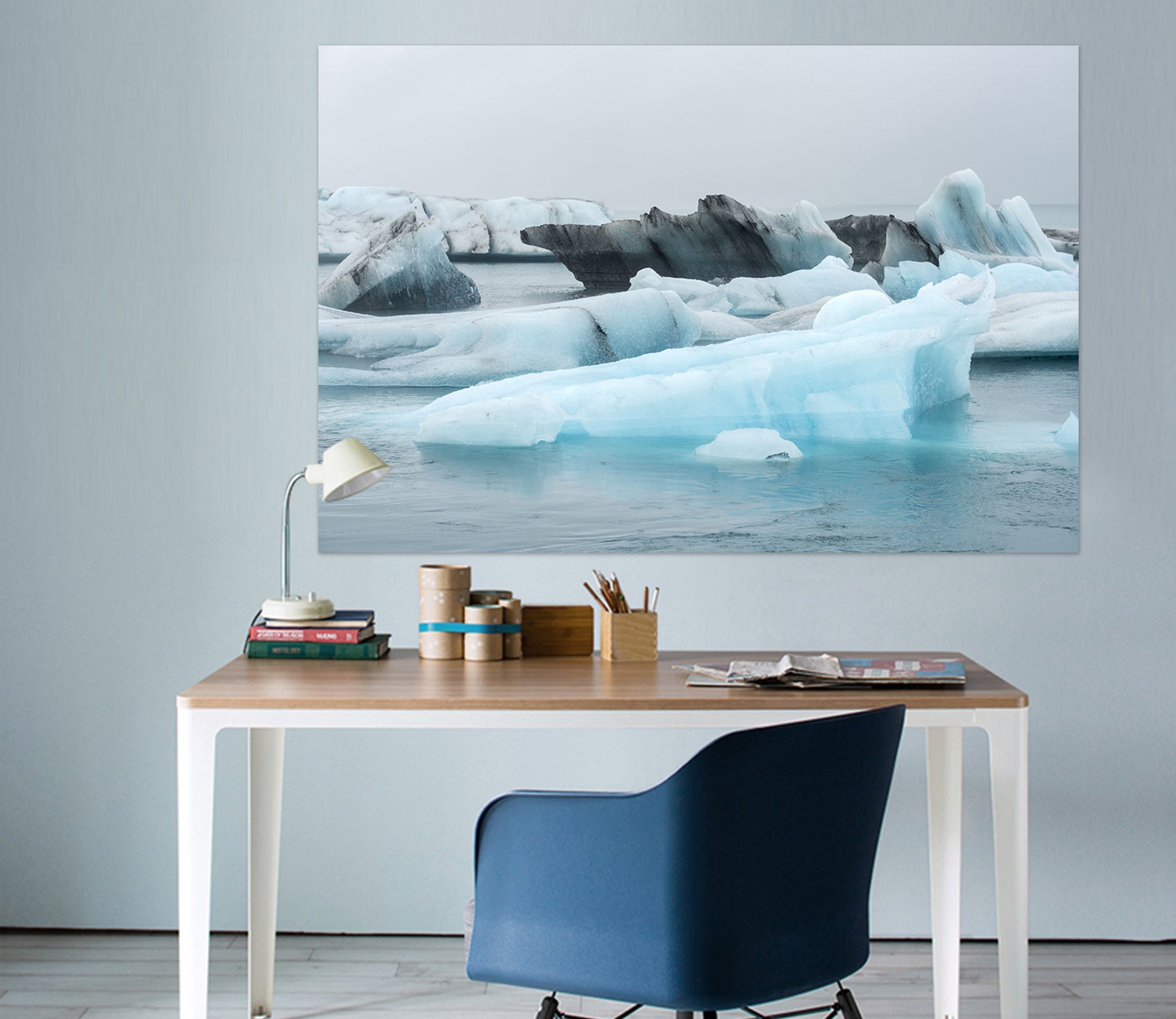 3D Glacier 161 Marco Carmassi Wall Sticker