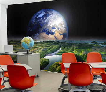 3D Earth Hillside 171 Wall Murals