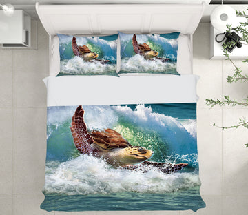 3D SeaTurtle 2108 Jerry LoFaro bedding Bed Pillowcases Quilt