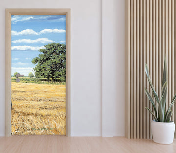 3D Wheat Field 10373 Trevor Mitchell Door Mural