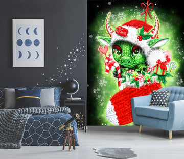 3D Christmas Dragon 8469 Sheena Pike Wall Mural Wall Murals