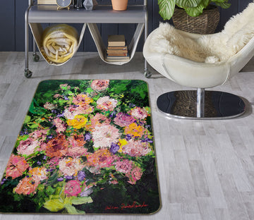 3D Beautiful Garden 3027 Allan P. Friedlander Rug Non Slip Rug Mat