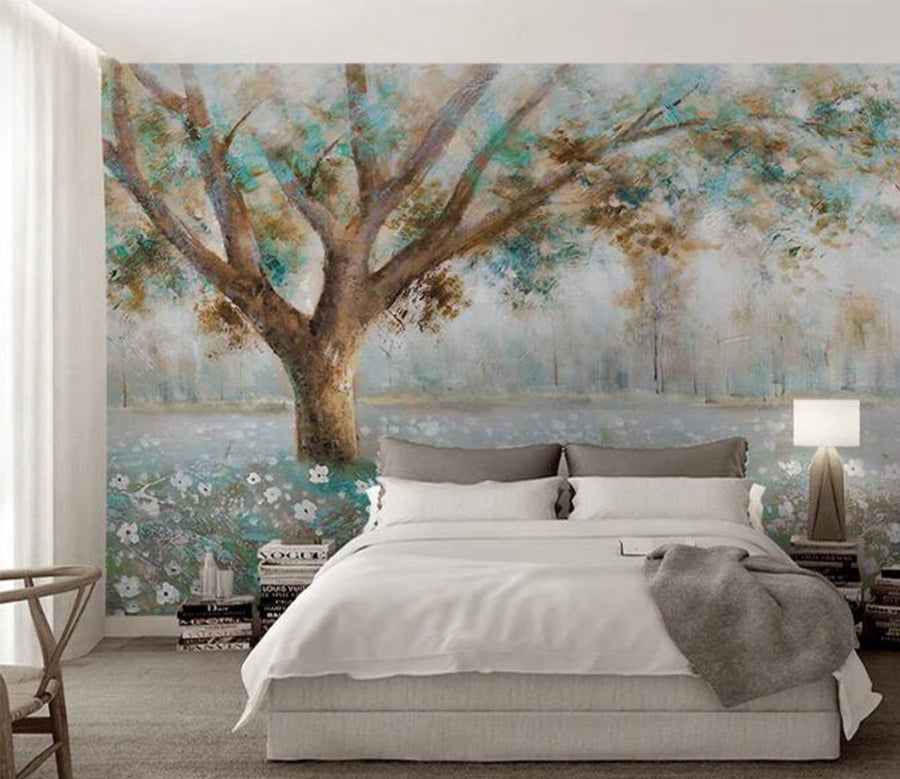 3D Painted Tree WC107 Wall Murals