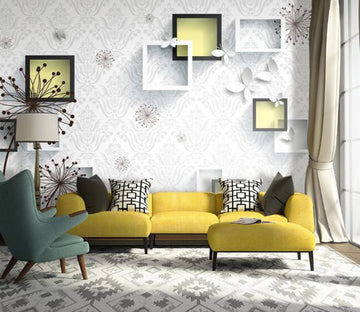 3D Square Geometry WC56 Wall Murals Wallpaper AJ Wallpaper 2 