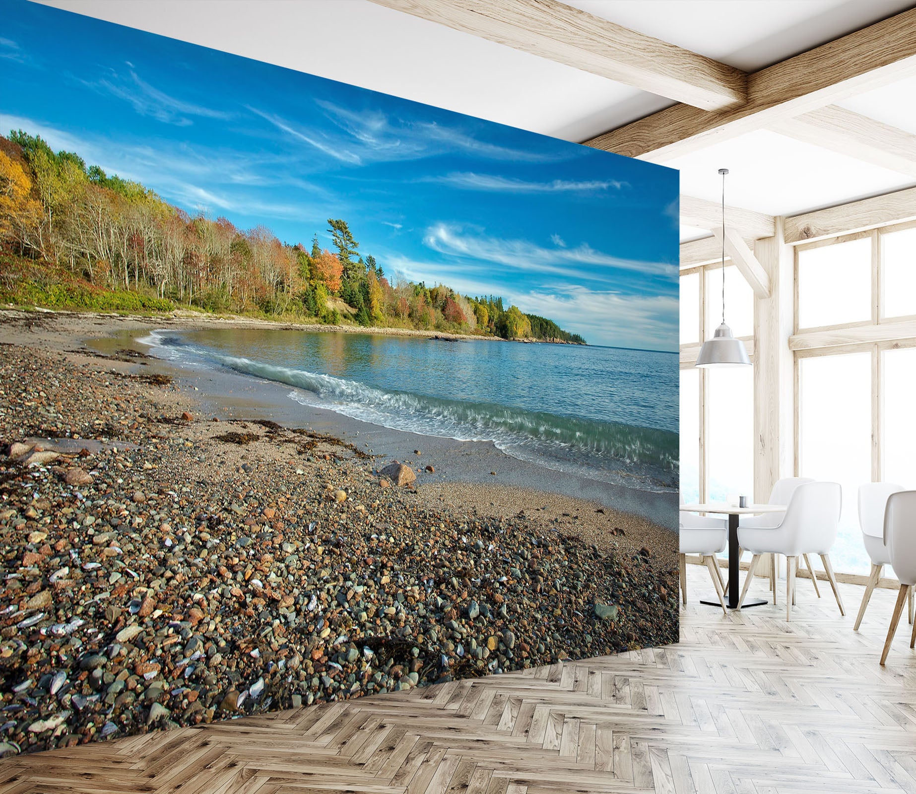 3D Coastline Color 62073 Kathy Barefield Wall Mural Wall Murals