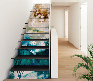 3D Paint Flower 2211 Skromova Marina Stair Risers