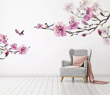 3D Plum Tree Bird WC1850 Wall Murals