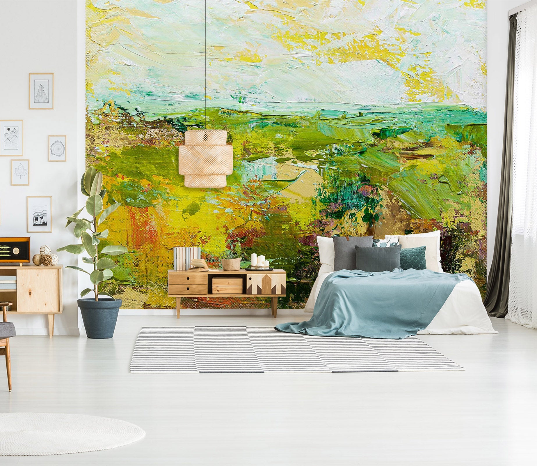 3D Oil Painting Field 216 Allan P. Friedlander Wall Mural Wall Murals