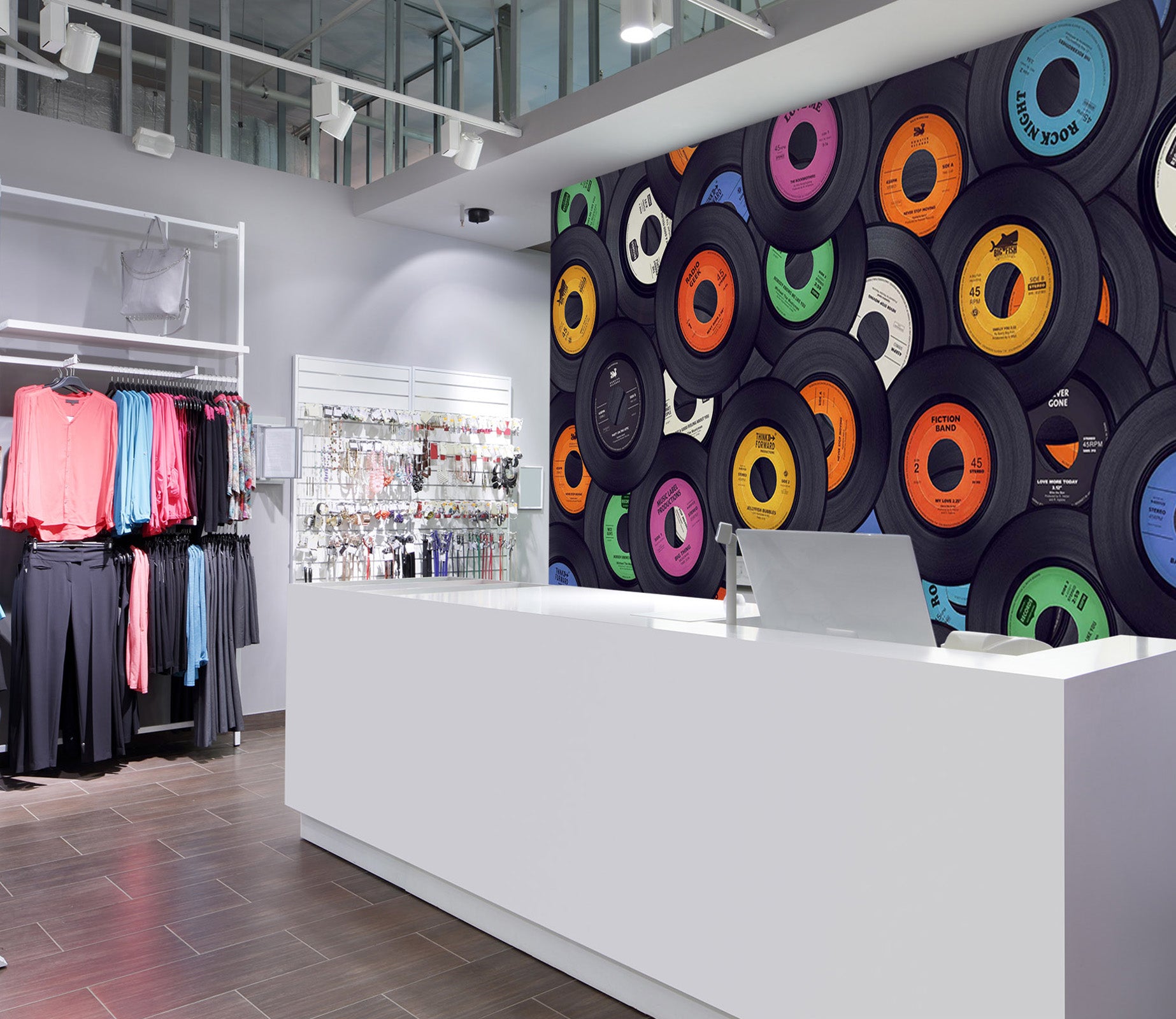 3D Color Dish 118 Wall Murals