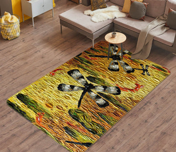 3D Butterfly Kite 1029 Dena Tollefson Rug Non Slip Rug Mat