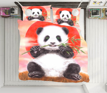 3D Sun Panda 5842 Kayomi Harai Bedding Bed Pillowcases Quilt Cover Duvet Cover