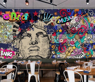 3D Color Graffiti 656 Wall Murals Wallpaper AJ Wallpaper 2 