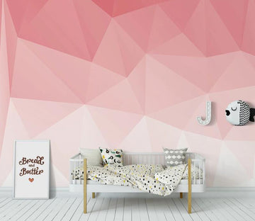 3D Pink Staggered 939 Wall Murals