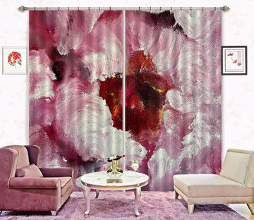3D Painted Pink Flower 2375 Skromova Marina Curtain Curtains Drapes