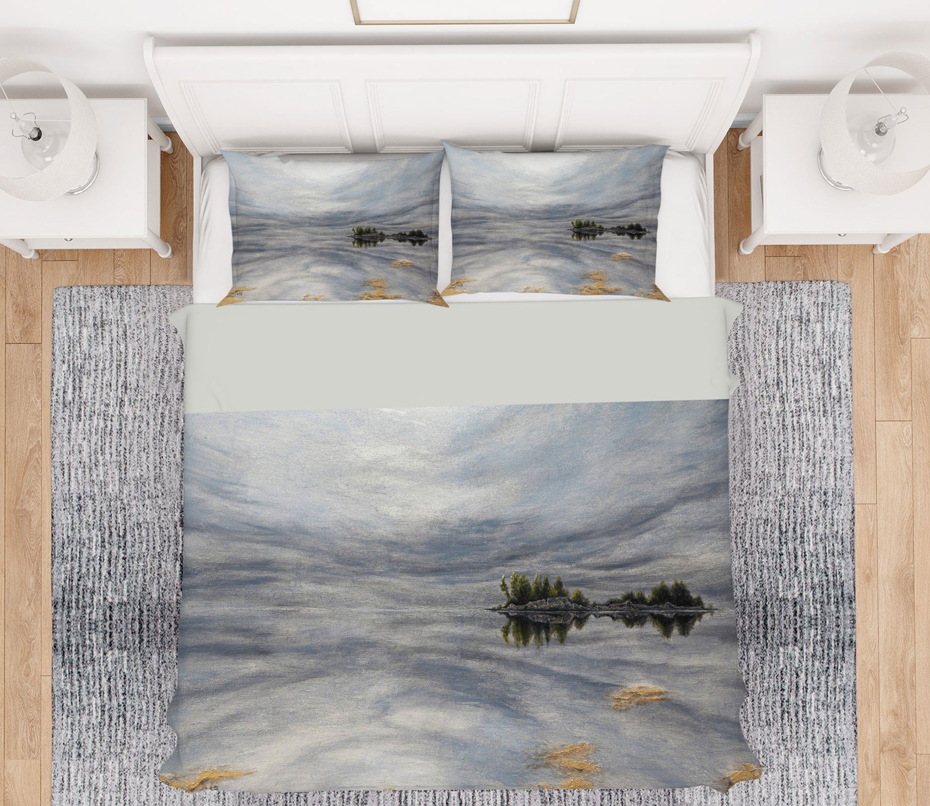 3D Grey Sky 1754 Marina Zotova Bedding Bed Pillowcases Quilt