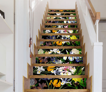 3D Flower Bush 10439 Uta Naumann Stair Risers