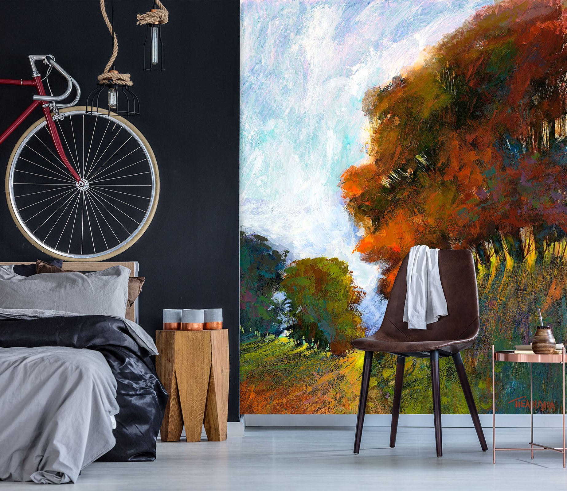 3D Maple Forest 1551 Michael Tienhaara Wall Mural Wall Murals