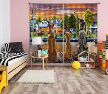 3D Watchdog 062 Adrian Chesterman Curtain Curtains Drapes