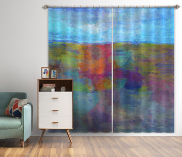 3D Colored Grassland 054 Michael Tienhaara Curtain Curtains Drapes