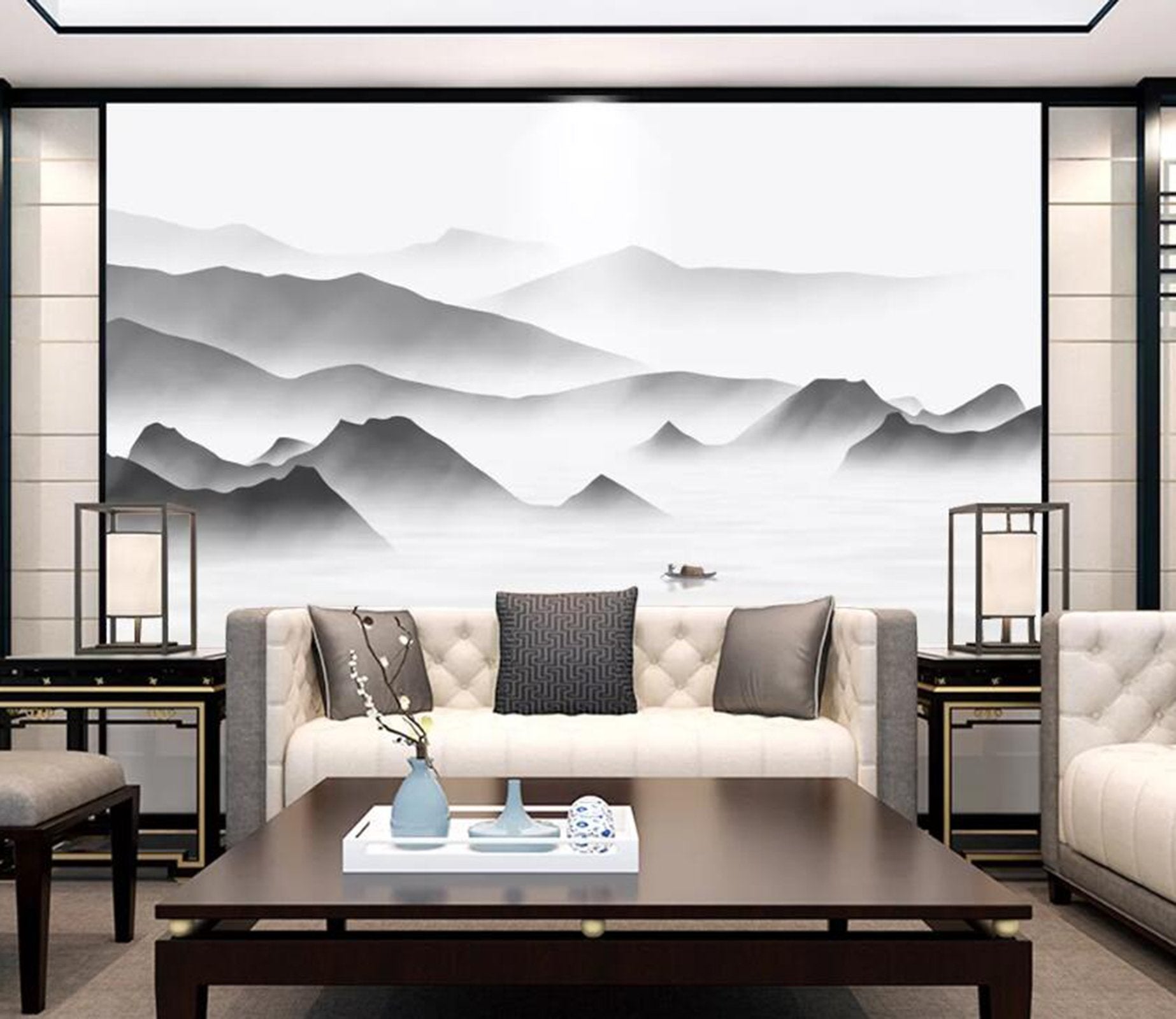 3D Abstract Valley WC03 Wall Murals Wallpaper AJ Wallpaper 2 