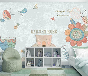 3D Cute Bear 467 Wall Murals Wallpaper AJ Wallpaper 2 