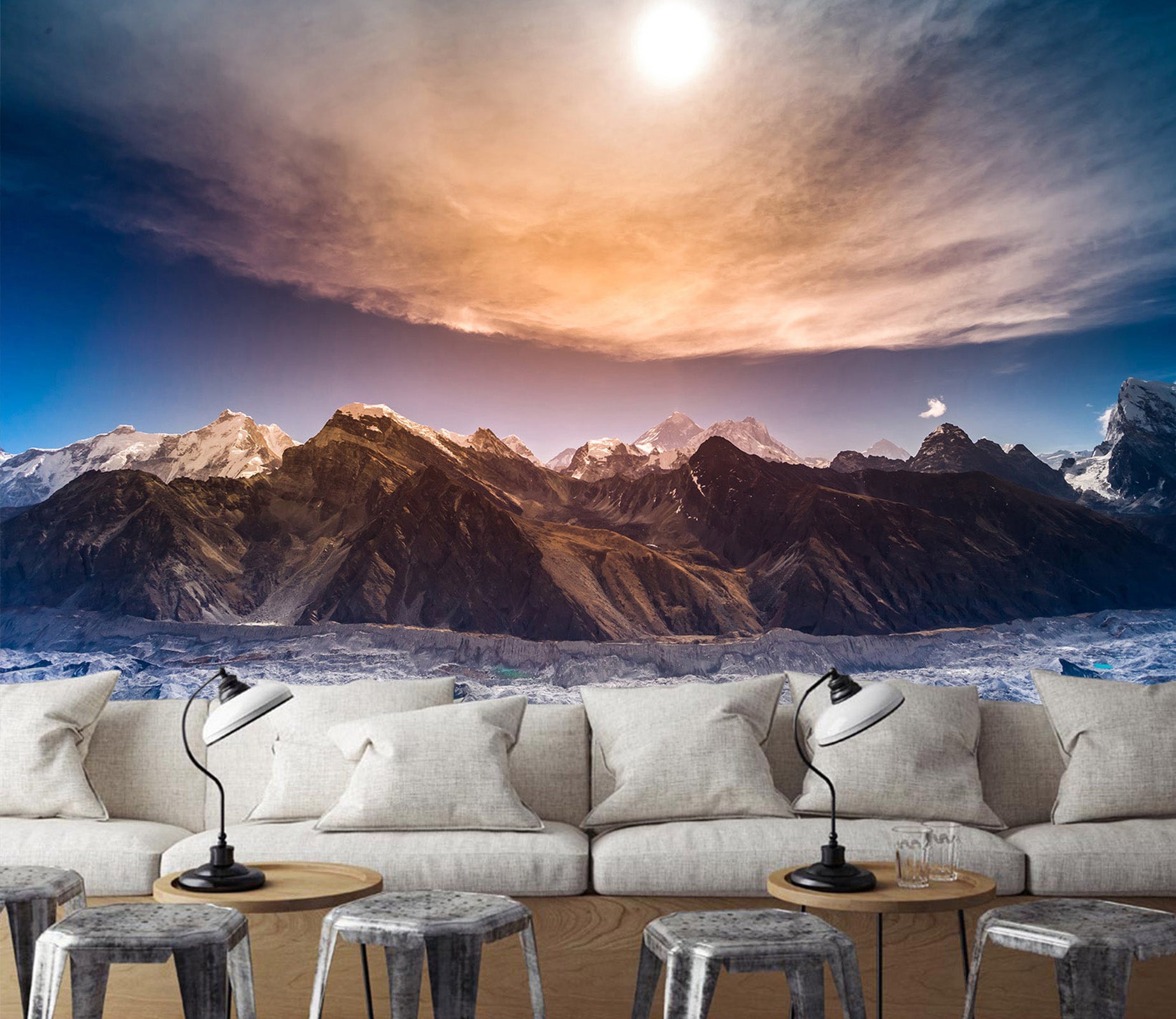 3D Mountains 57108 Wall Murals