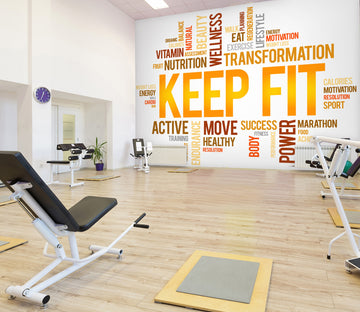 3D Exercise Regularly 270 Wall Murals