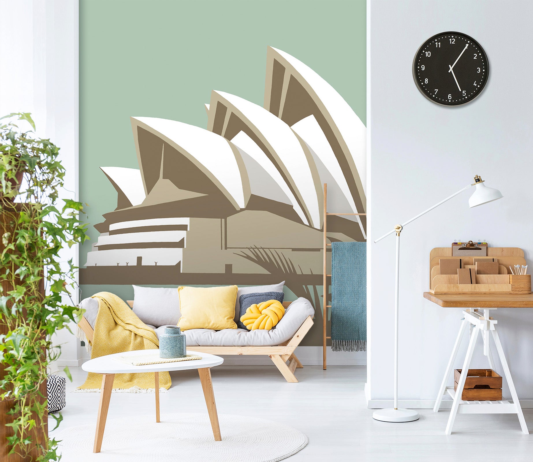 3D Sydney Opera House 1072 Steve Read Wall Mural Wall Murals
