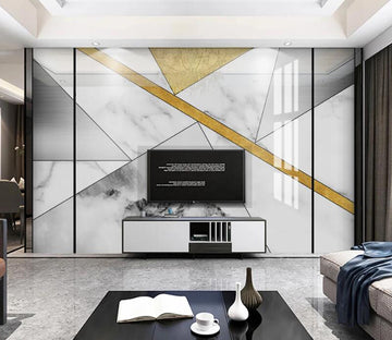 3D Marble Geometric Texture 849  Wall Murals