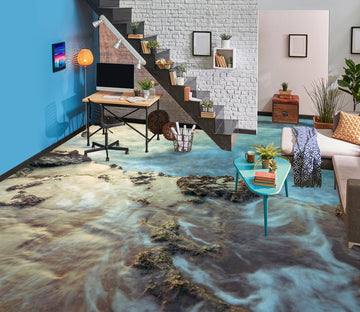 3D Seaside Reef 9840 Assaf Frank Floor Mural  Wallpaper Murals Self-Adhesive Removable Print Epoxy