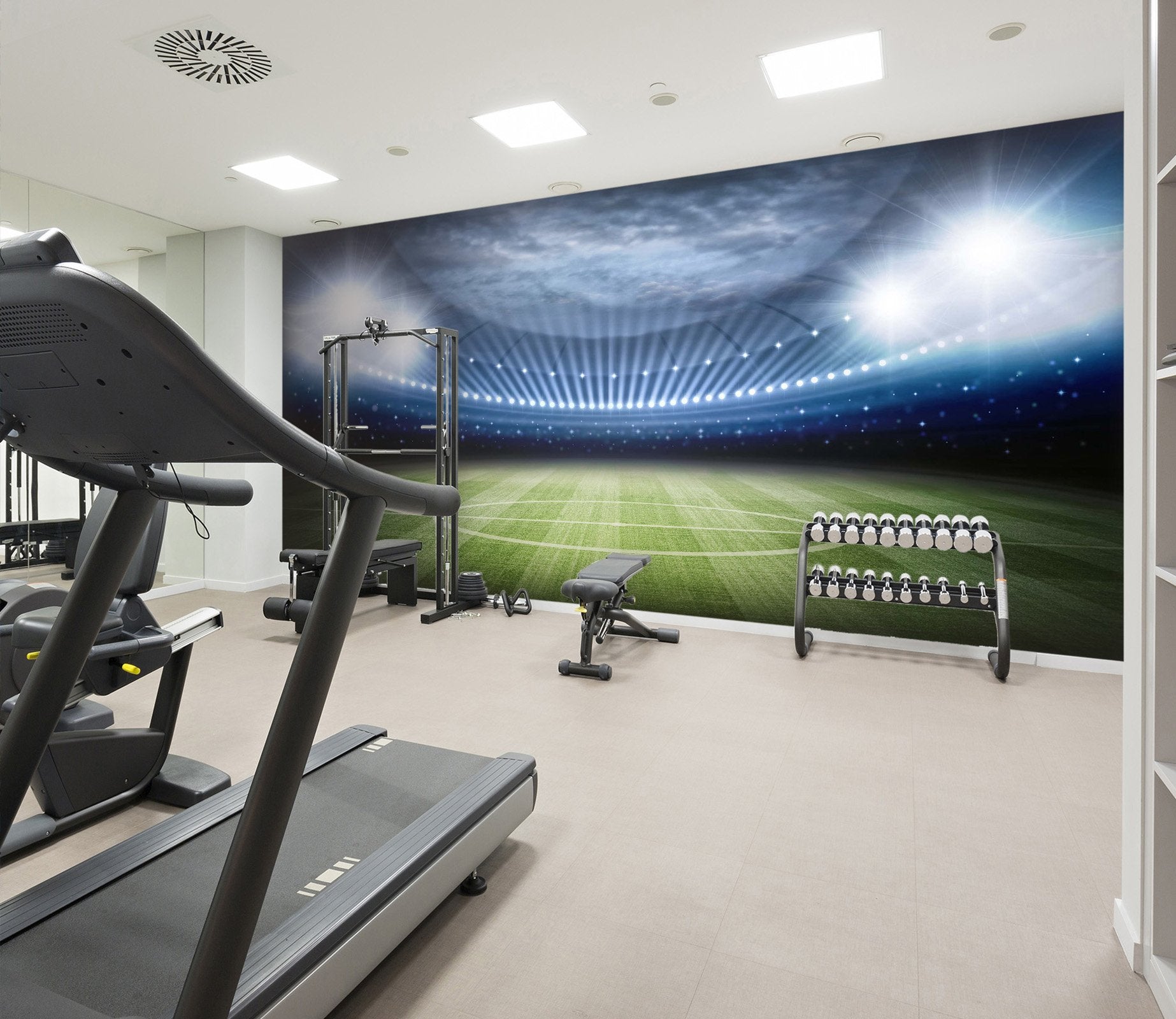 3D stadium with lights 30 Wall Murals Wallpaper AJ Wallpaper 