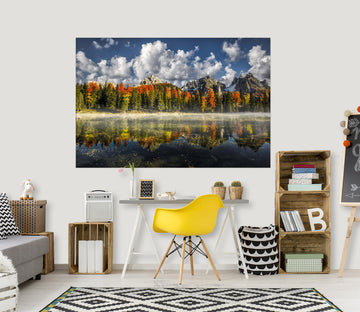 3D Valley Lake 181 Marco Carmassi Wall Sticker