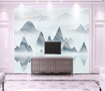 3D Rolling Beautiful Mountains 2104 Wall Murals