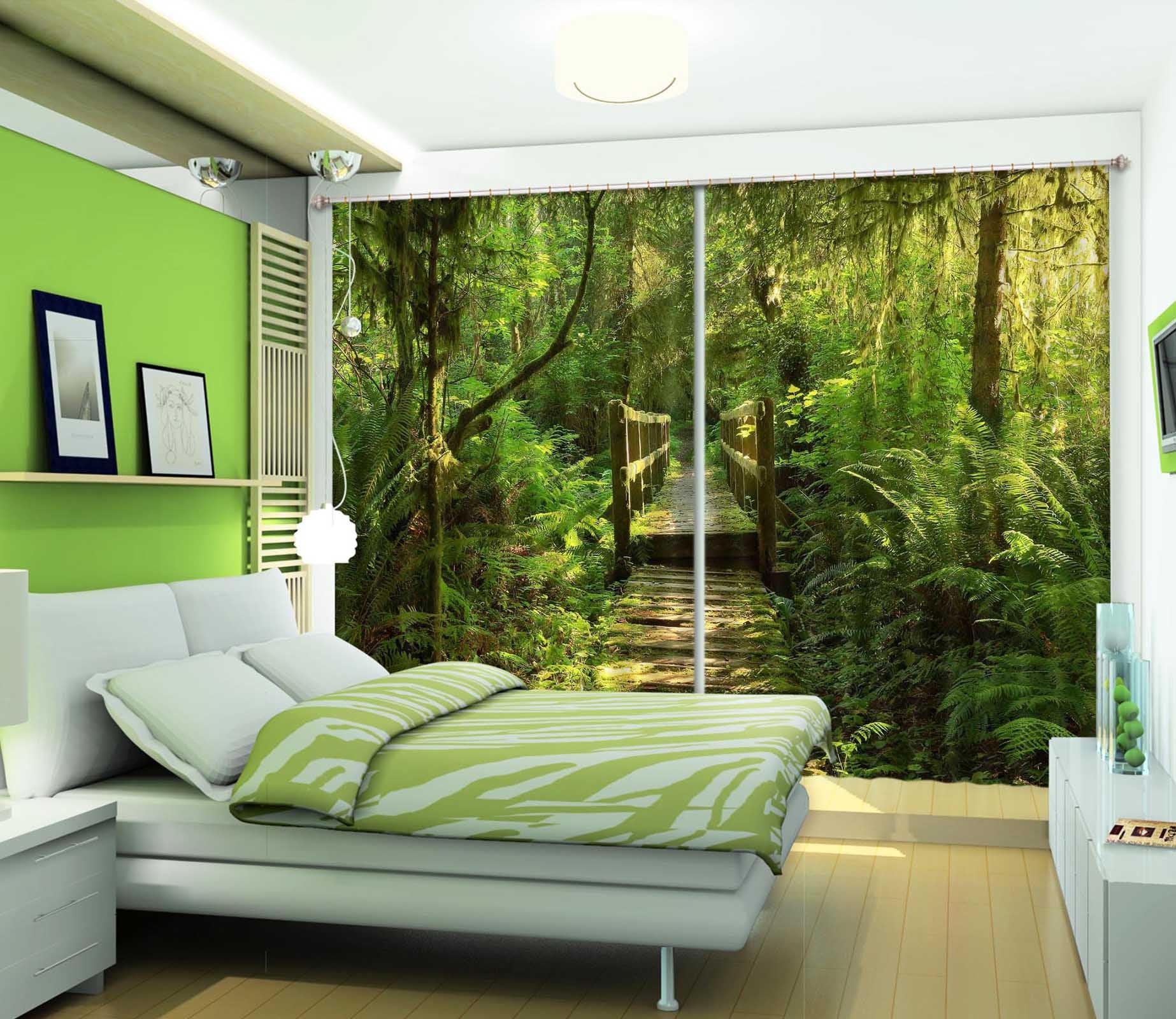 3D Tranquil Valley 078 Kathy Barefield Curtain Curtains Drapes