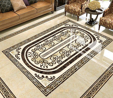 3D Black Marble Pattern WG335 Floor Mural Wallpaper AJ Wallpaper 2 