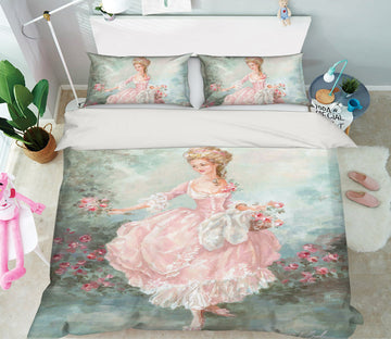 3D Lady Garden 2111 Debi Coules Bedding Bed Pillowcases Quilt