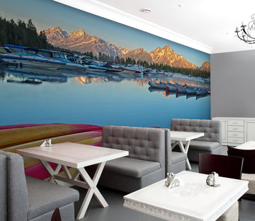 3D Shanshui Villa 127 Kathy Barefield Wall Mural Wall Murals