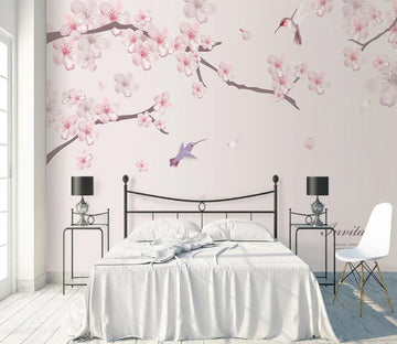 3D Spring Peach Blossom 1126 Wall Murals