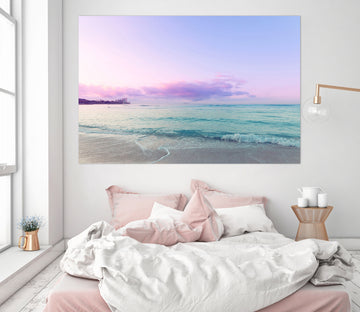 3D Purple Sky 015 Noirblanc777 Wall Sticker